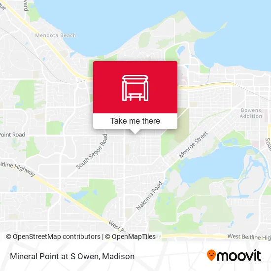 Mapa de Mineral Point at S Owen