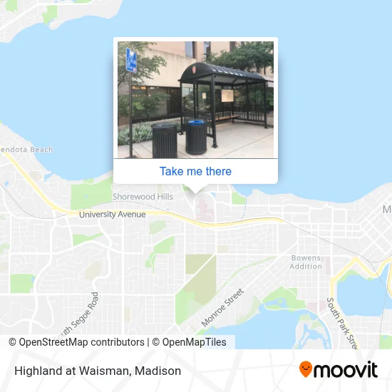 Highland at Waisman map