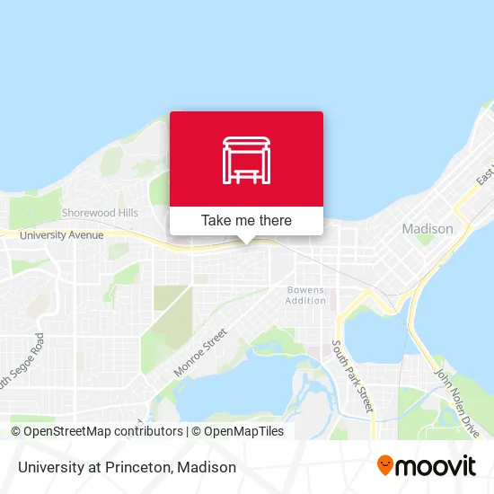 University at Princeton map