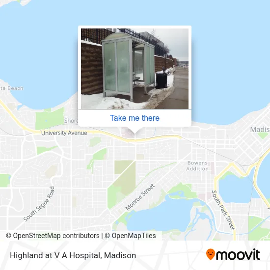 Highland at V A Hospital map