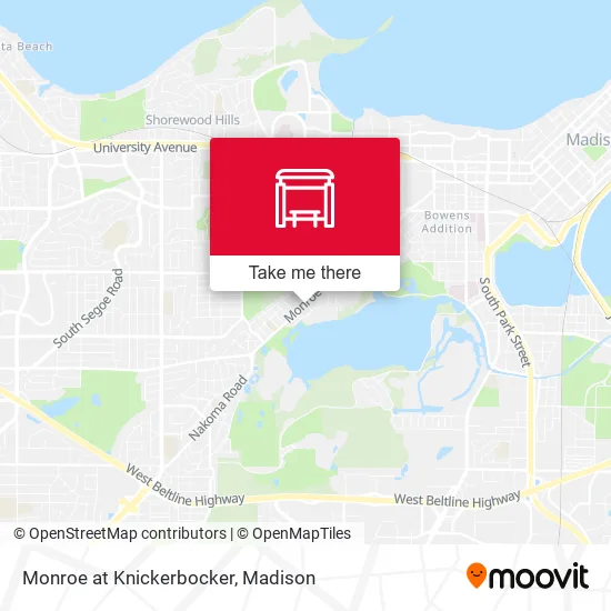 Mapa de Monroe at Knickerbocker