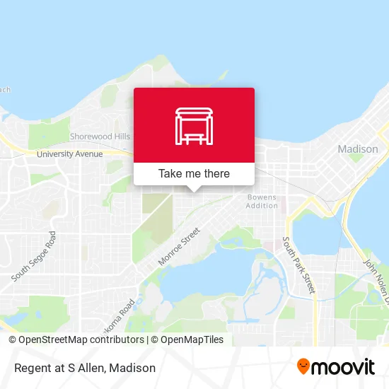 Mapa de Regent at S Allen