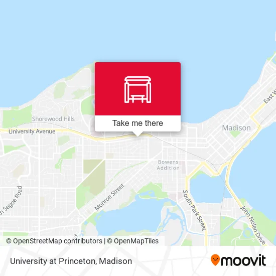 University at Princeton map
