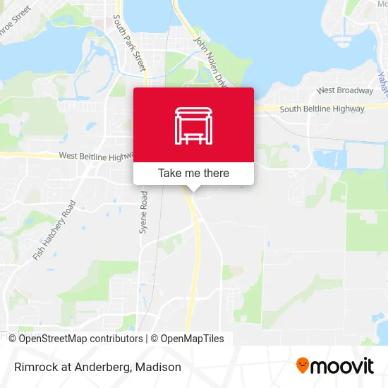 Rimrock at Anderberg map