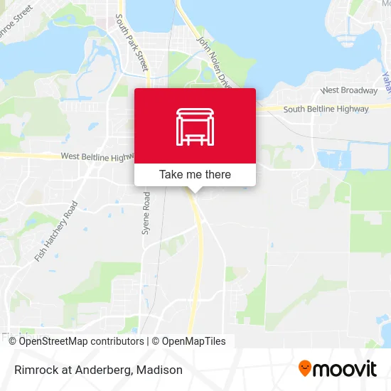 Rimrock at Anderberg map