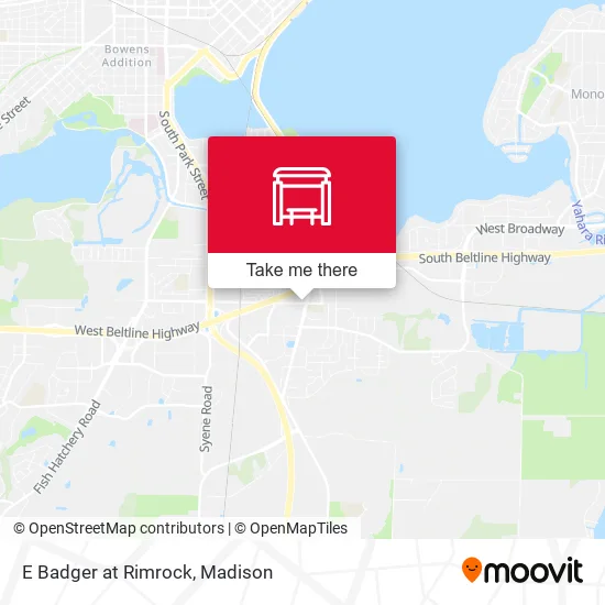 Mapa de E Badger at Rimrock