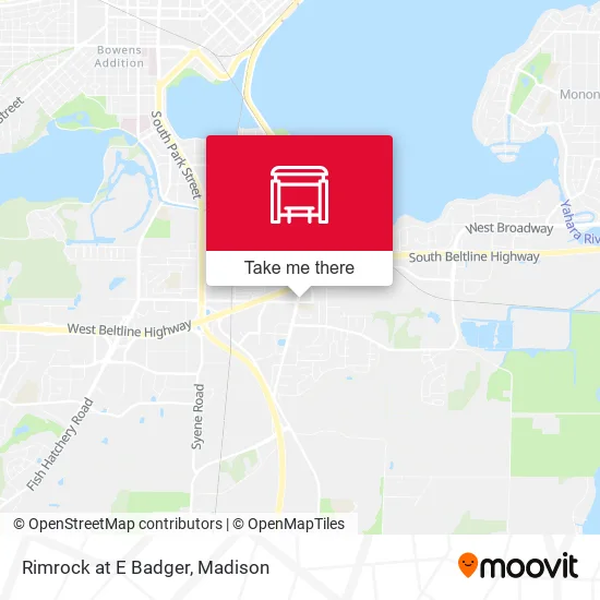 Mapa de Rimrock at E Badger