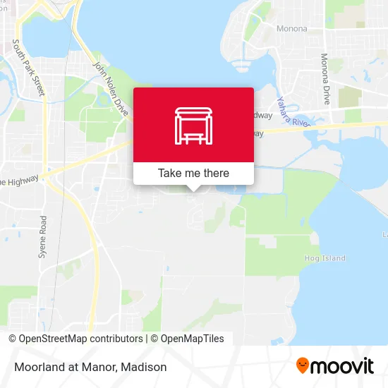 Moorland at Manor map