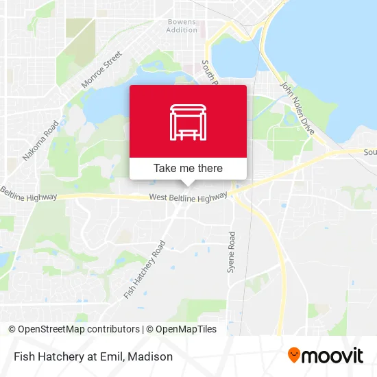 Mapa de Fish Hatchery at Emil