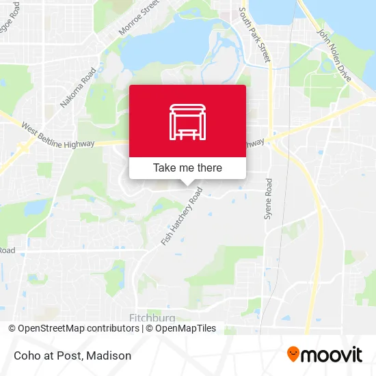 Mapa de Coho at Post