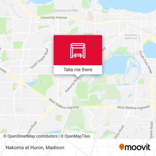 Nakoma at Huron map