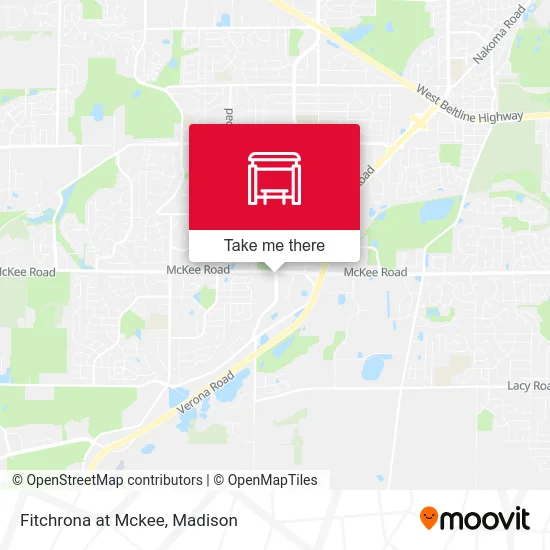 Fitchrona at Mckee map