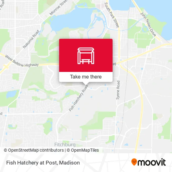 Mapa de Fish Hatchery at Post
