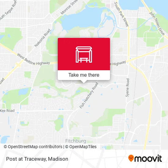Mapa de Post at Traceway