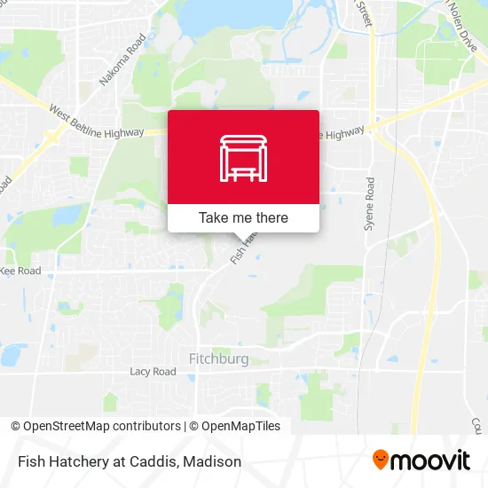 Mapa de Fish Hatchery at Caddis