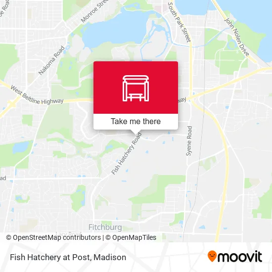 Mapa de Fish Hatchery at Post