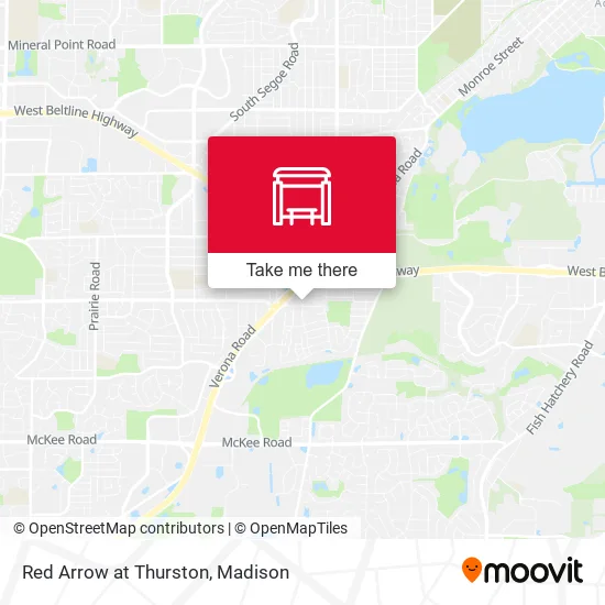 Mapa de Red Arrow at Thurston