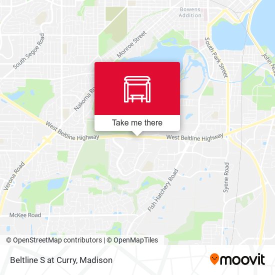 Beltline S at Curry map