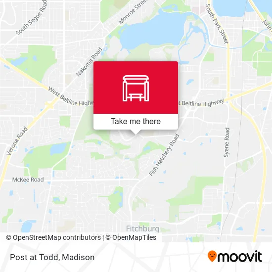 Mapa de Post at Todd