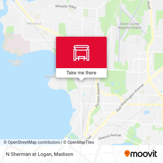 N Sherman at Logan map