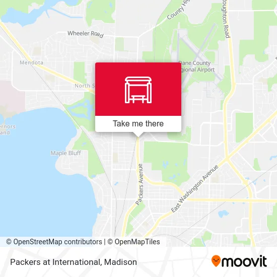 Packers at International map