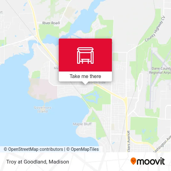 Troy at Goodland map