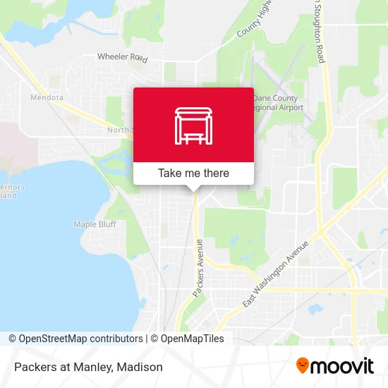 Packers at Manley map
