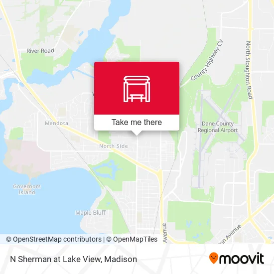 Mapa de N Sherman at Lake View