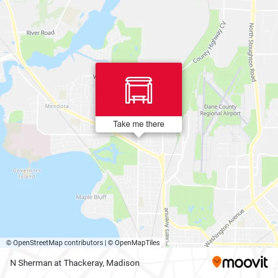 Mapa de N Sherman at Thackeray