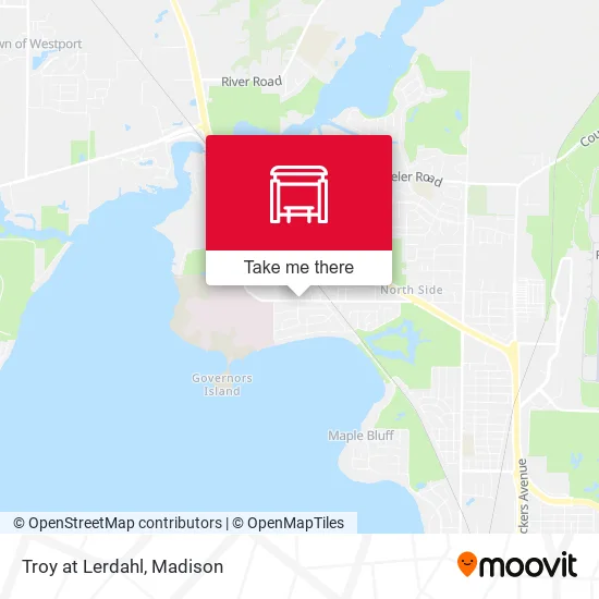 Mapa de Troy at Lerdahl