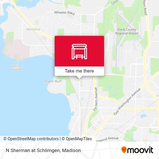 N Sherman at Schlimgen map