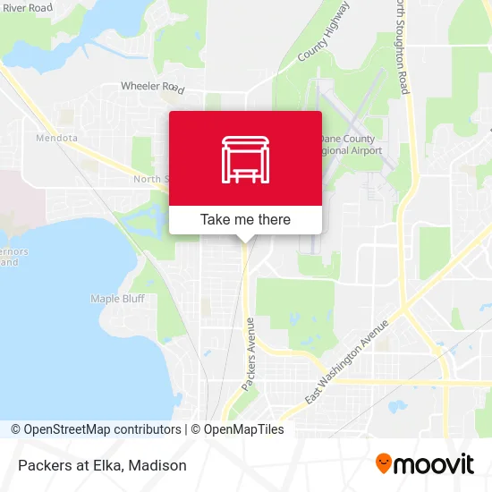 Mapa de Packers at Elka