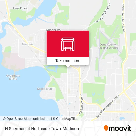 Mapa de N Sherman at Northside Town