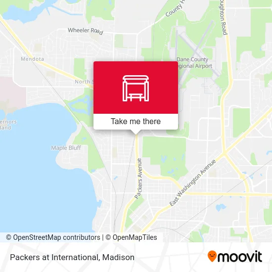 Packers at International map