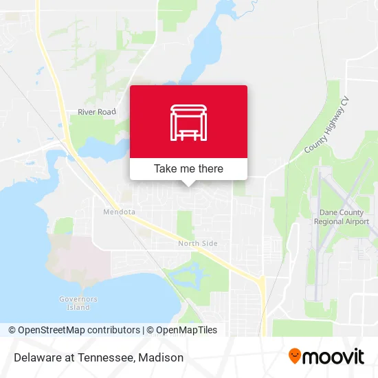 Mapa de Delaware at Tennessee