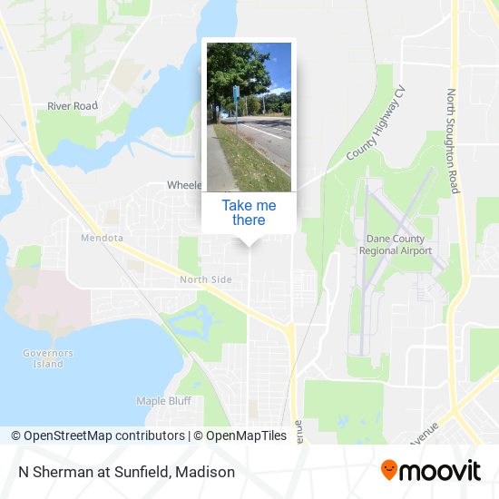 N Sherman at Sunfield map
