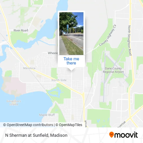 Mapa de N Sherman at Sunfield