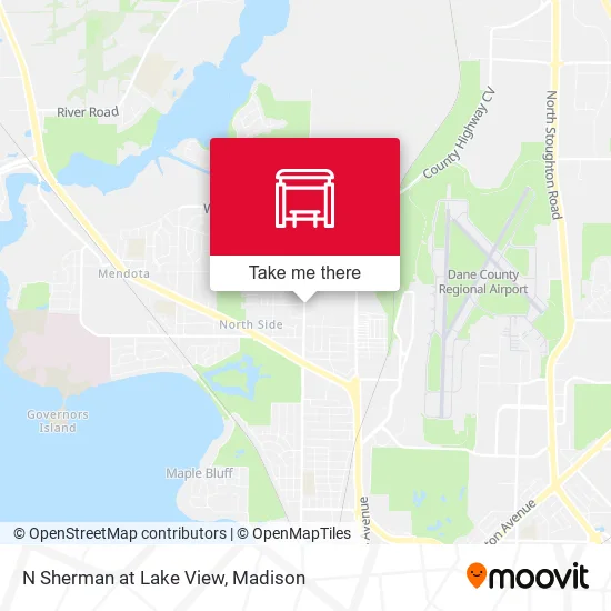 Mapa de N Sherman at Lake View