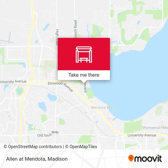 Allen at Mendota map