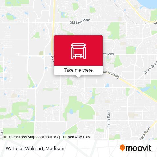 Watts at Walmart map