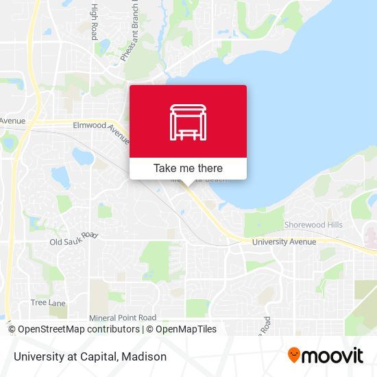 University at Capital map