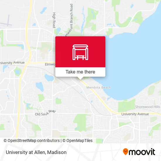 Mapa de University at Allen