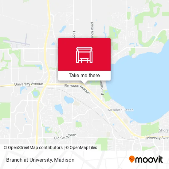 Mapa de Branch at University