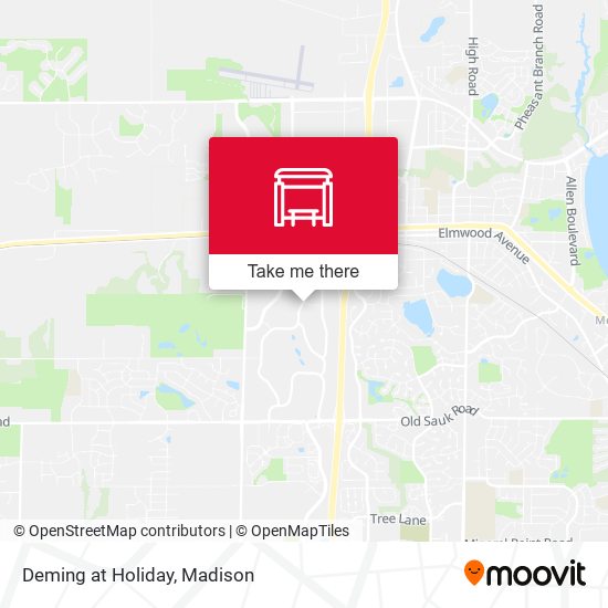 Deming at Holiday map