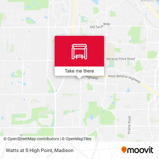 Mapa de Watts at S High Point