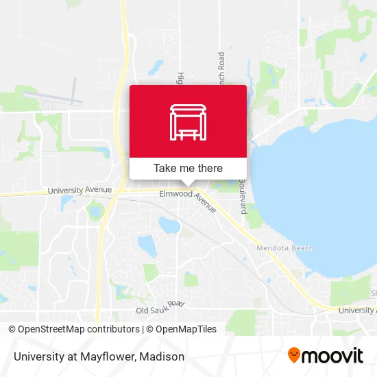 Mapa de University at Mayflower