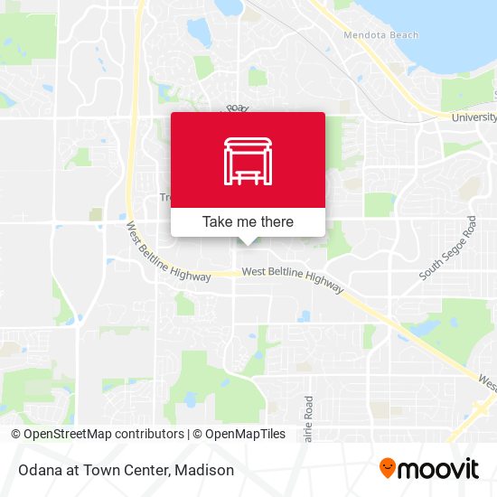 Odana at Town Center map