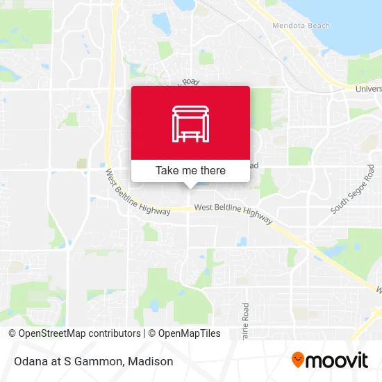 Odana at S Gammon map