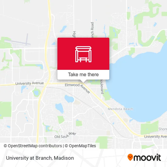 Mapa de University at Branch