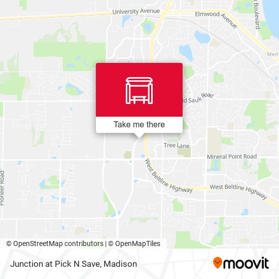 Junction at Pick N Save map